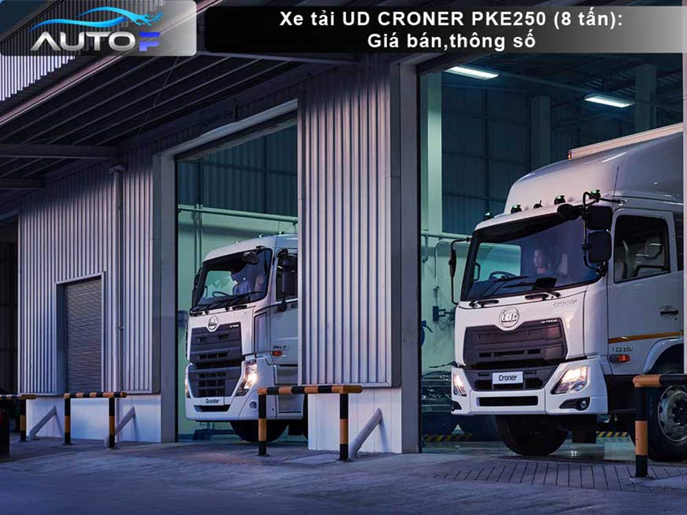 Xe tải UD CRONER PKE250 (8 tấn): Giá bán, thông số